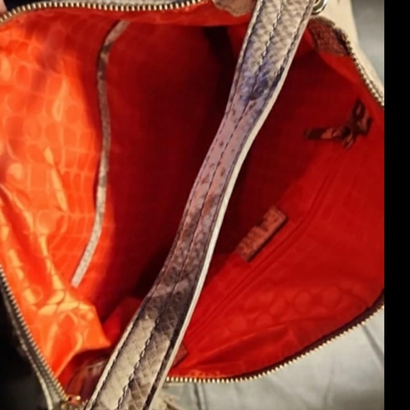 Kate Spade New York Leather Python Hobo Shoulder Bag EUC - Picture 8 of 8